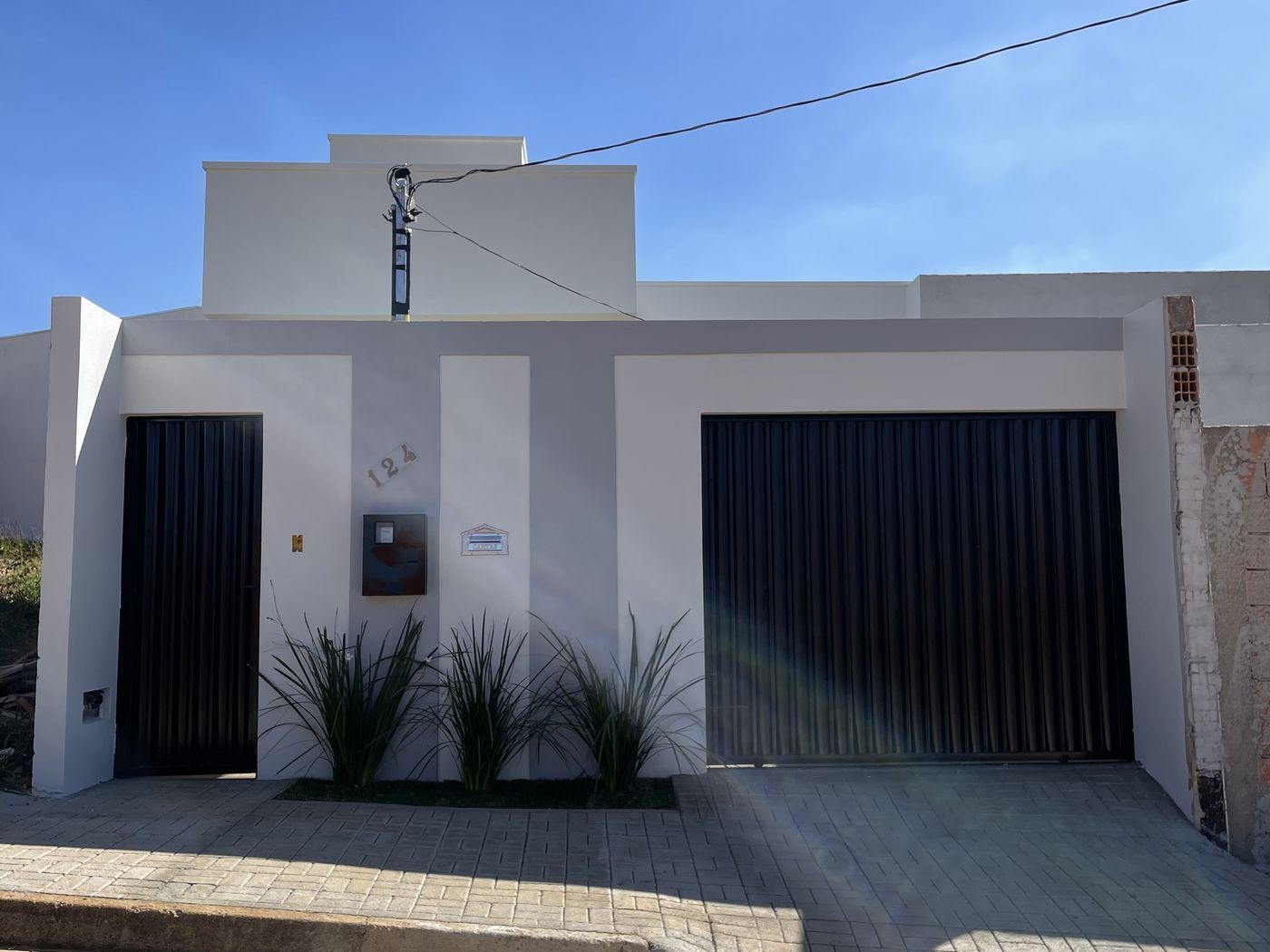 Fachada de casa entregue pela Masta Construtora em Patrocínio